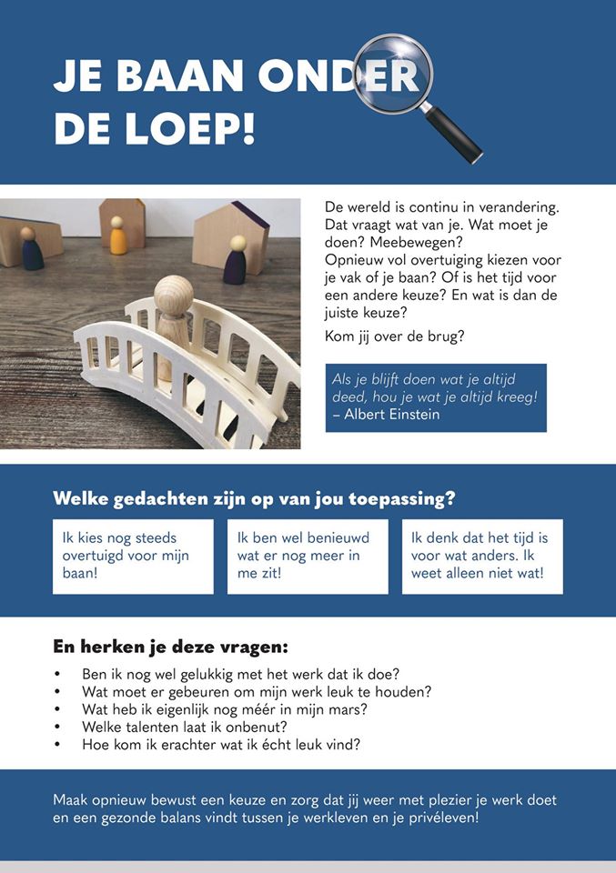 Groepstraining Je baan onder de loep!